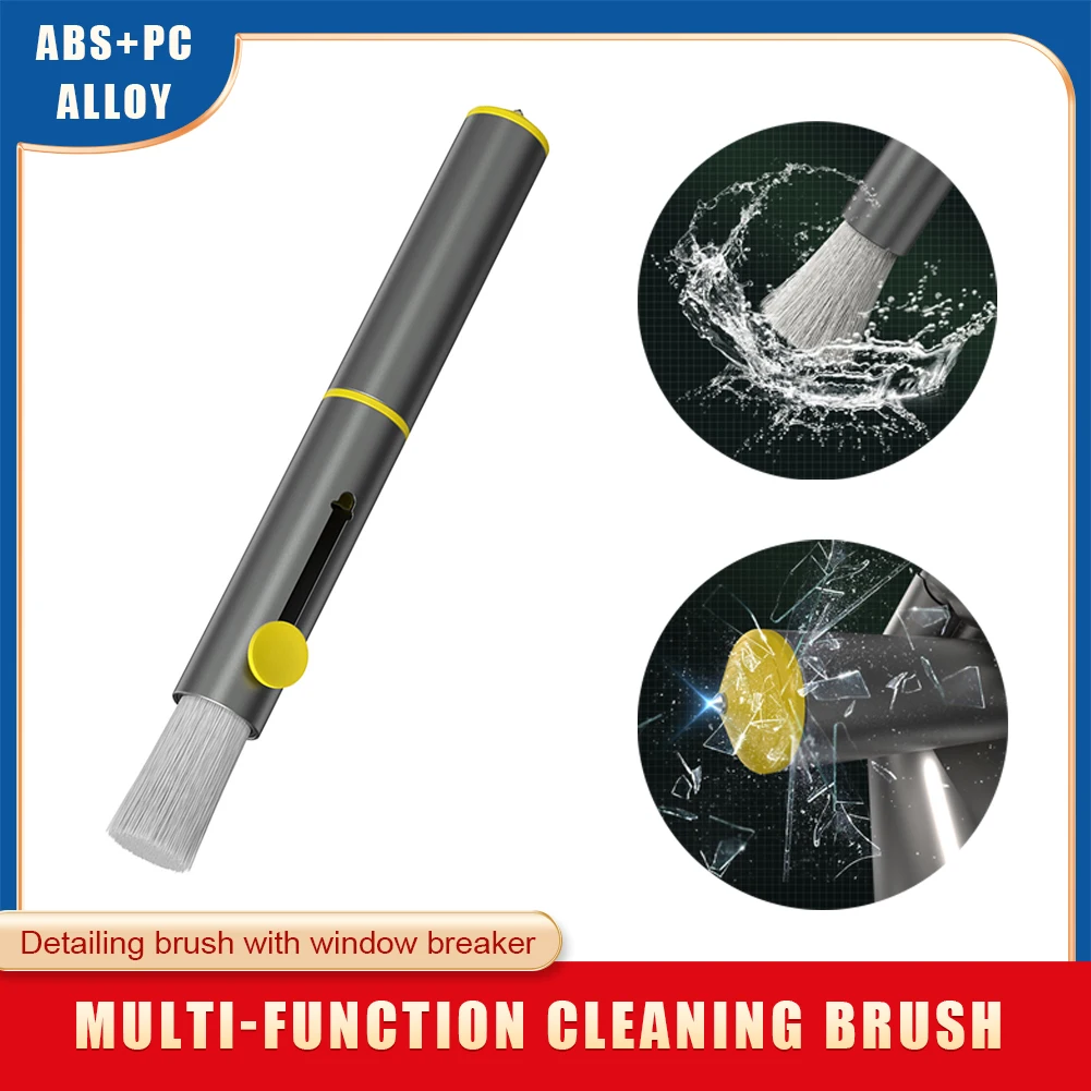 Multi-Function Car Cleaning Brush Air Condition Outlet Detailing Brush Tire Stone Remover Hook Window Breaker Safety Hammer Tool
Multi-Function Car Cleaning Brush Air Condition Outlet Detailing Brush Tire Stone Remover Hook Window Breaker Safety Hammer Tool