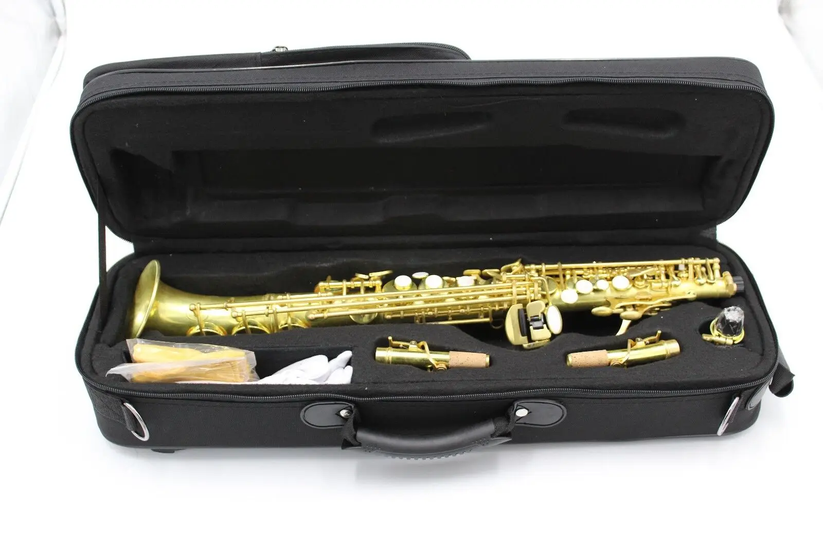 Professional Eastern Music Curved Bell Soprano Saxophone Saxello original brass
Professional Eastern Music Curved Bell Soprano Saxophone Saxello original brass