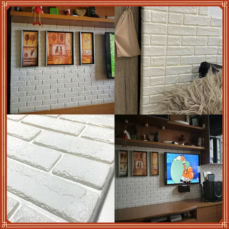 3D Wall Stickers Self Adhesive Wallpaper Panels Home Decor Living Room Bedroom House Decoration Bathroom Brick Wall Sticker
3D Wall Stickers Self Adhesive Wallpaper Panels Home Decor Living Room Bedroom House Decoration Bathroom Brick Wall Sticker