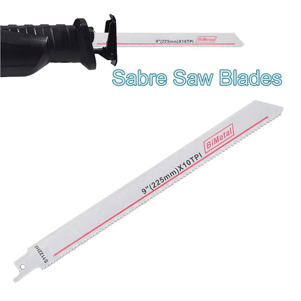 225mm S1122HF Saw Blade Kit Reciprocating Saw Blade Jig Saw Blade Wood Metal Plastic Cutting 8.85Inch*19mm*0.9mm Cutting Wood
225mm S1122HF Saw Blade Kit Reciprocating Saw Blade Jig Saw Blade Wood Metal Plastic Cutting 8.85Inch*19mm*0.9mm Cutting Wood