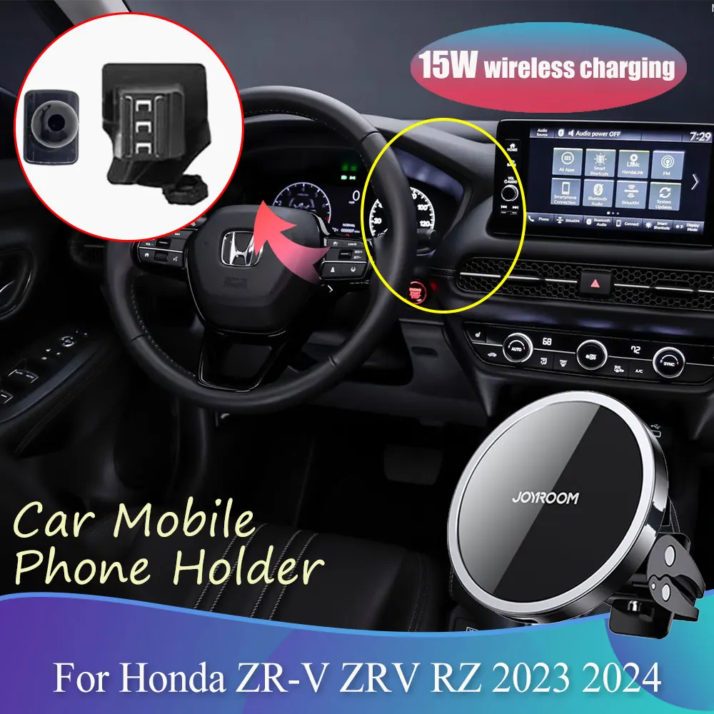 15W Car Mobile Phone Holder for Honda ZR-V ZRV RZ HRV US 2023 2024 Vent Clip Magnetic Stand Wireless Charging Accessories iPhone
15W Car Mobile Phone Holder for Honda ZR-V ZRV RZ HRV US 2023 2024 Vent Clip Magnetic Stand Wireless Charging Accessories iPhone
