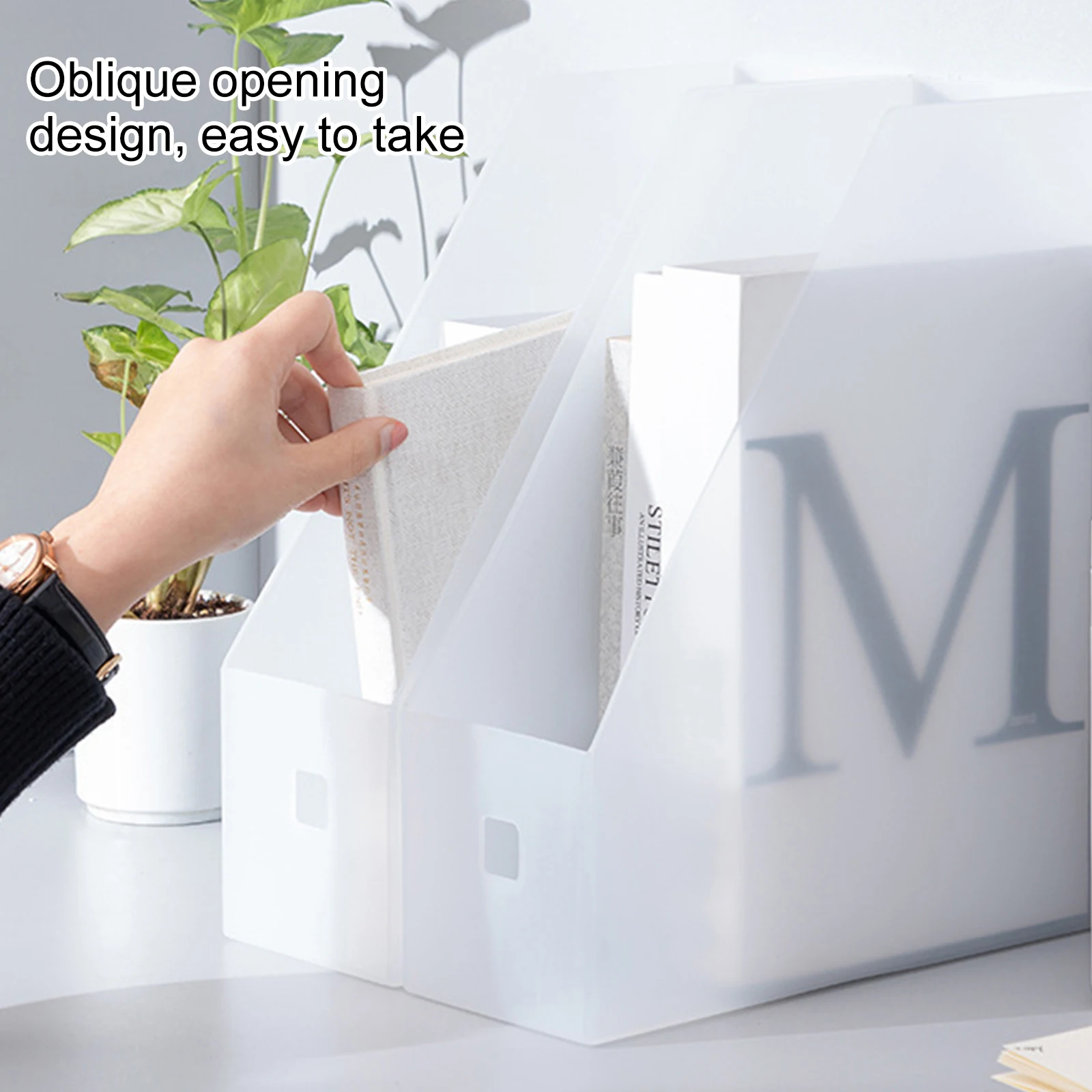 Simple Desktop Storage Box Waterproof Book Stand Plastic Transparent Book Storage Shelf Document Shelf Office Supplies Shelf
Simple Desktop Storage Box Waterproof Book Stand Plastic Transparent Book Storage Shelf Document Shelf Office Supplies Shelf
