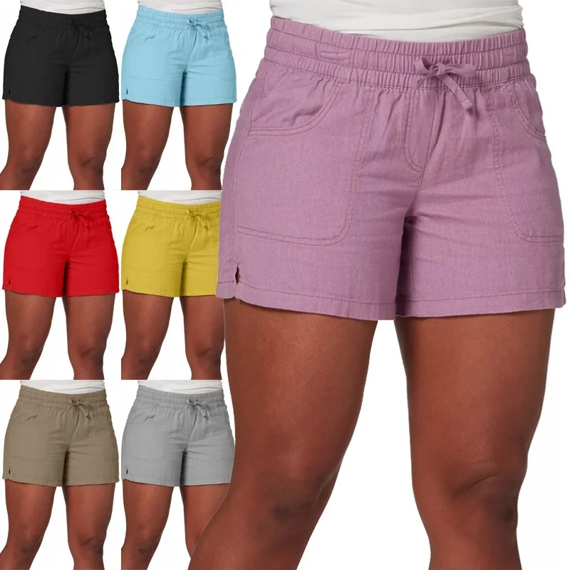 2023 Women Fashion Casual Solid Color Elastic Waist Split Shorts Casual Short Pants
2023 Women Fashion Casual Solid Color Elastic Waist Split Shorts Casual Short Pants