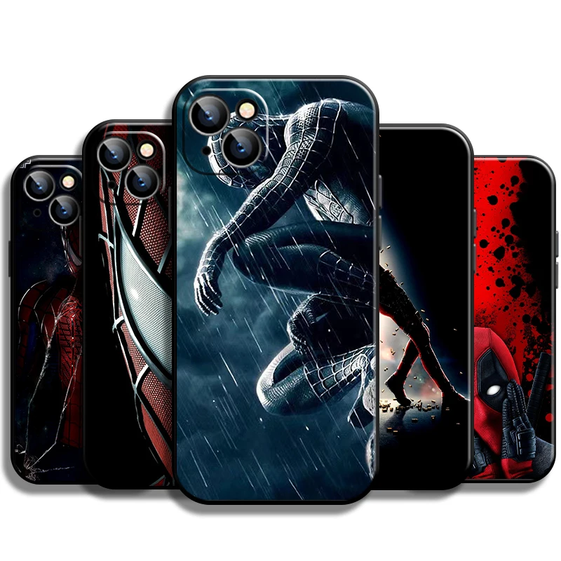 Marvel Spiderman Venom Deadpool For Apple iPhone 13 12 11 Pro Max 12 13 Mini X XR XS Max SE 6 6S 7 8 Plus Phone Case Black Soft
Marvel Spiderman Venom Deadpool For Apple iPhone 13 12 11 Pro Max 12 13 Mini X XR XS Max SE 6 6S 7 8 Plus Phone Case Black Soft