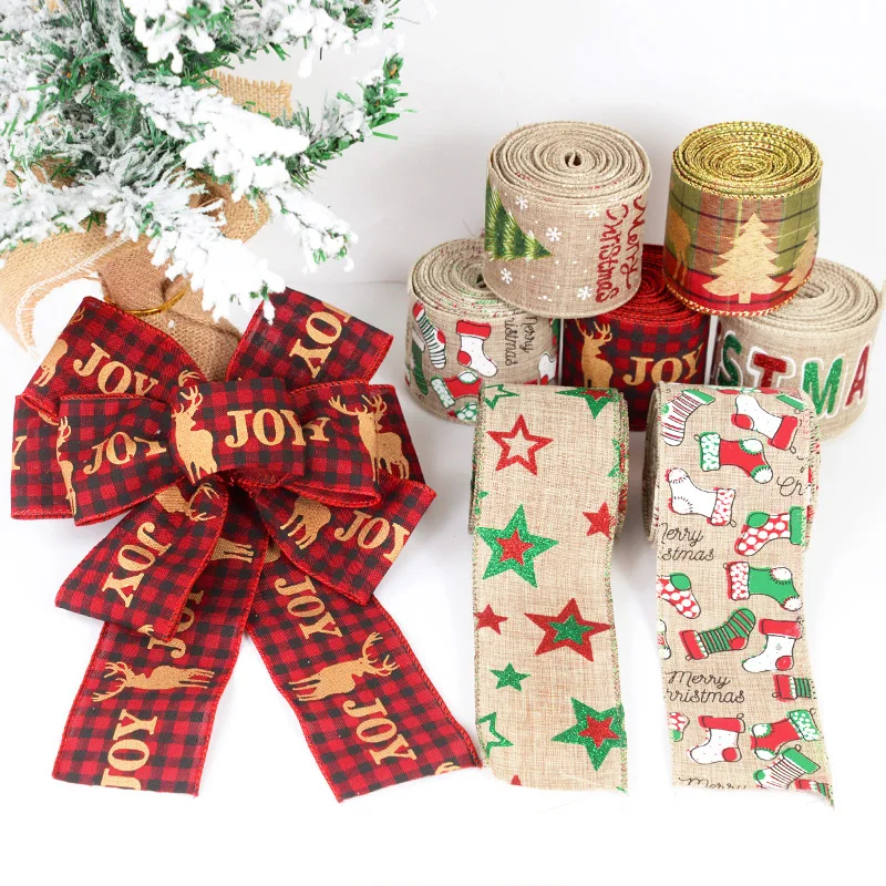 Christmas Ribbon 5m/Roll DIY Bow Craft Floral Bouquet Gift Wrapping Xmas Navidad Noel Natal New Year Party Decoration Supplies
Christmas Ribbon 5m/Roll DIY Bow Craft Floral Bouquet Gift Wrapping Xmas Navidad Noel Natal New Year Party Decoration Supplies