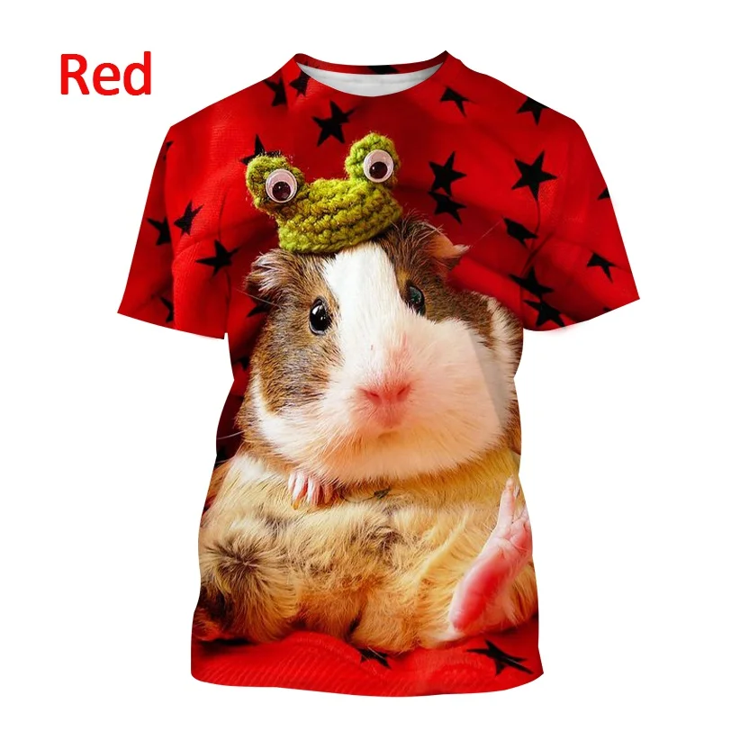 2023 3D Printing Men's Short-sleeved Fashion Personality Hip-hop Unisex Casual Cute Guinea Pig Pattern Animal Guinea Pig T-shirt
2023 3D Printing Men's Short-sleeved Fashion Personality Hip-hop Unisex Casual Cute Guinea Pig Pattern Animal Guinea Pig T-shirt