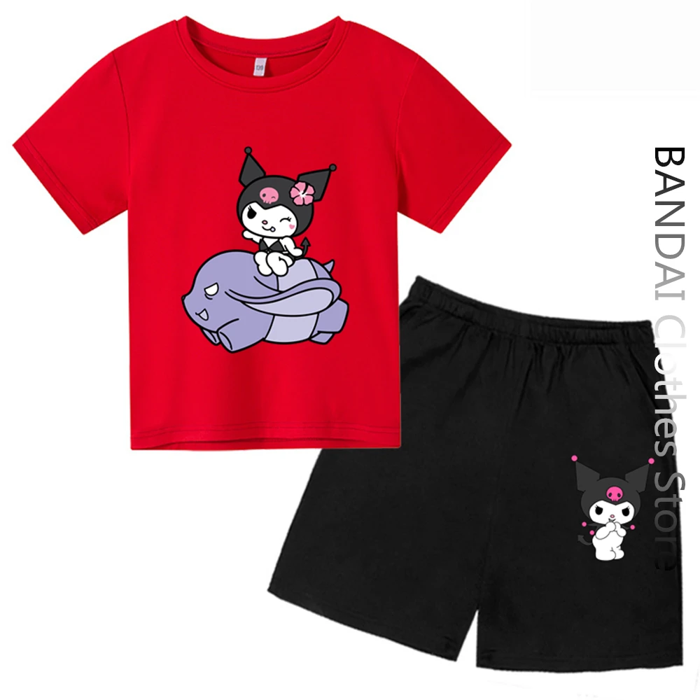 Anime Hello Kitty T Shirts Kid 3d T-shirts Fashion Top Tee Short Sleeve Round Neck Casual Summer Kuromi T shirt Set Tops
Anime Hello Kitty T Shirts Kid 3d T-shirts Fashion Top Tee Short Sleeve Round Neck Casual Summer Kuromi T shirt Set Tops