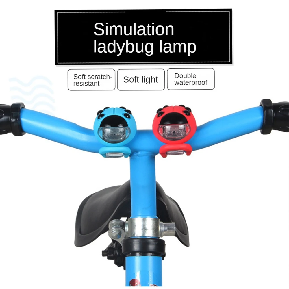 Bicycle Silicone Ladybug Light Led Children's Balance Car Headlight Riding Outdoor Cycling Accessories Sliding Step Car Lights
Bicycle Silicone Ladybug Light Led Children's Balance Car Headlight Riding Outdoor Cycling Accessories Sliding Step Car Lights