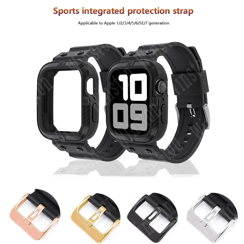 Silicone Strap for Apple Watch Band 41mm 45mm Sport Belt Watchband IWatch Serie 7 6 5 4 Bracelet Watch Modification Accessories
Silicone Strap for Apple Watch Band 41mm 45mm Sport Belt Watchband IWatch Serie 7 6 5 4 Bracelet Watch Modification Accessories