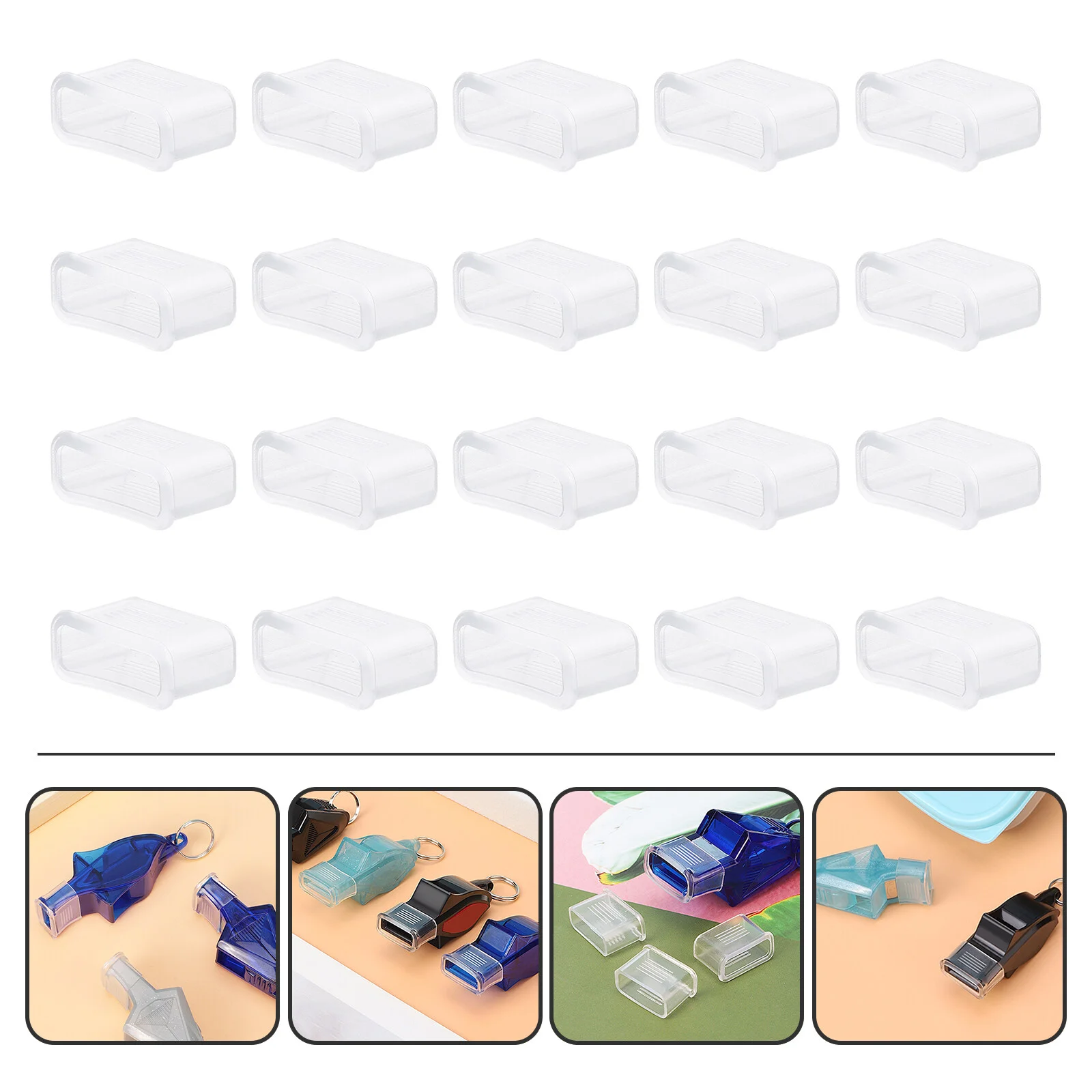 20 Pcs Sleeve Whistle Covers Protectors Pearlescent Competition Caps Plastic Hats Soccer Referee
20 Pcs Sleeve Whistle Covers Protectors Pearlescent Competition Caps Plastic Hats Soccer Referee