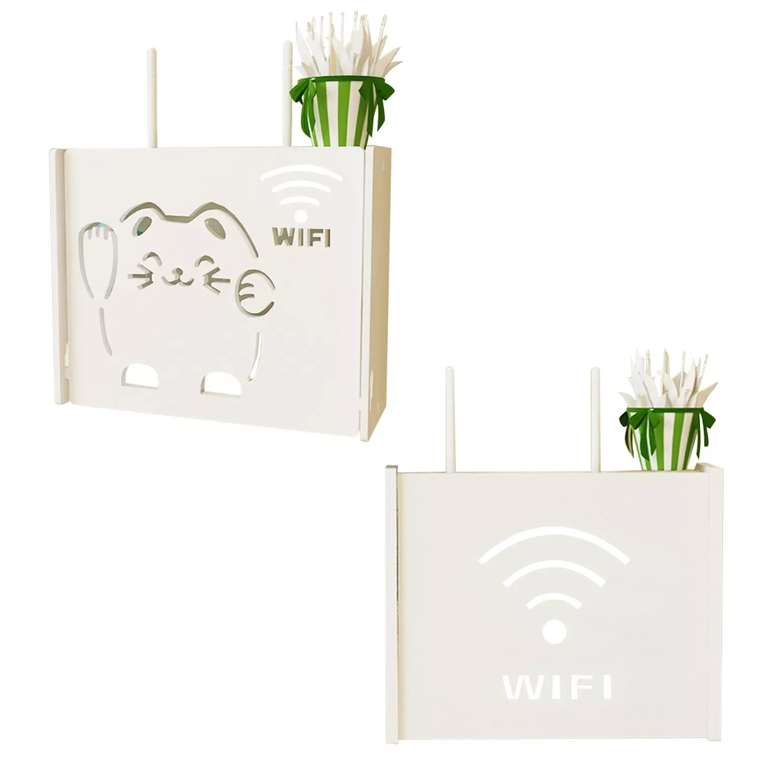 NEW 24x20x8.5cm Cartoon Hollow Free Punch Wireless Router Set Top Box Shelf Storage Box Wall Mount for Home Apartment Office
NEW 24x20x8.5cm Cartoon Hollow Free Punch Wireless Router Set Top Box Shelf Storage Box Wall Mount for Home Apartment Office