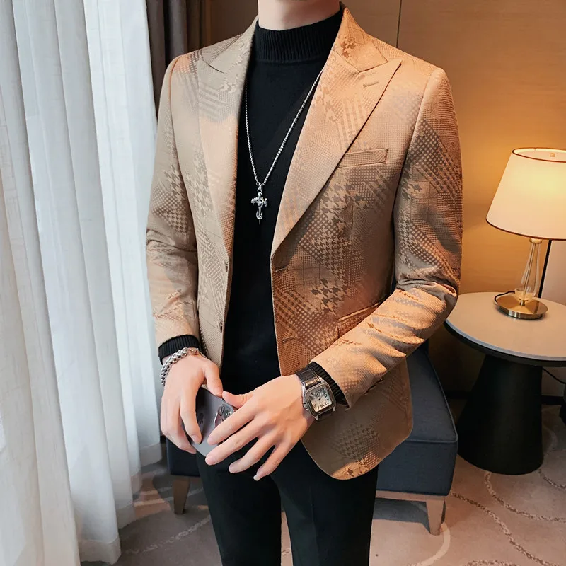 2023 Boutique fashion business men youth trend leisure slim work gentleman Korean 27 optional British style wedding Blazer
2023 Boutique fashion business men youth trend leisure slim work gentleman Korean 27 optional British style wedding Blazer