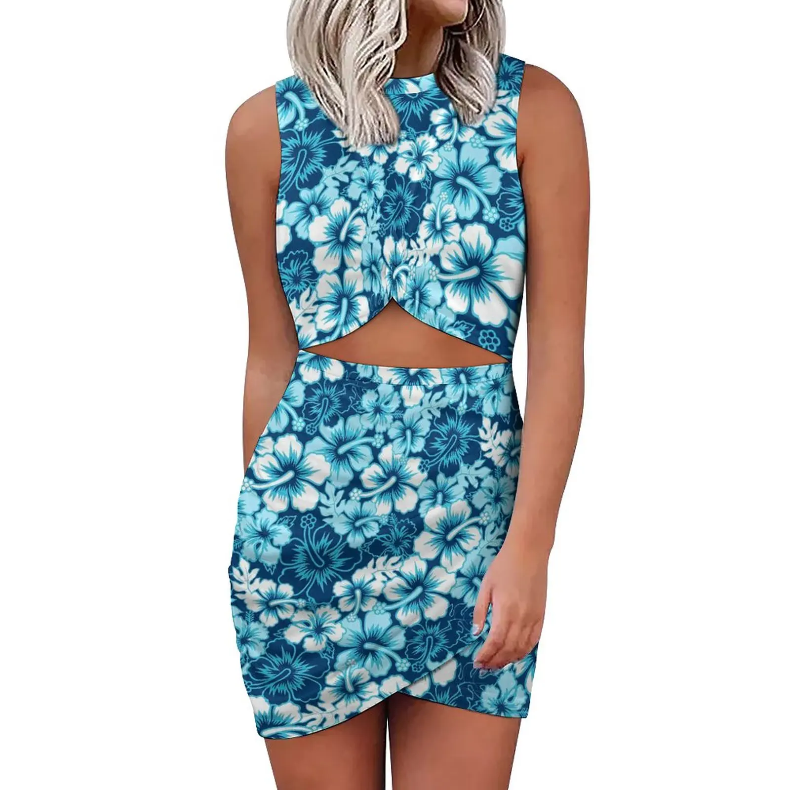 Женское облегающее платье с рисунком, большого размера 
Женское облегающее платье с рисунком, большого размера