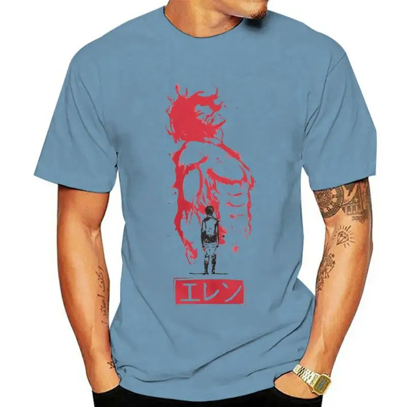 Fashion Traditional Eren T-Shirts Men Crew Neck Pure Cotton T Shirt Attack On Titan Classic Short Sleeve Tees Original Clothes 
Fashion Traditional Eren T-Shirts Men Crew Neck Pure Cotton T Shirt Attack On Titan Classic Short Sleeve Tees Original Clothes