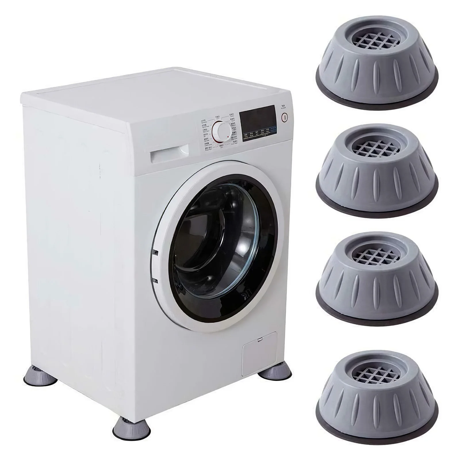 Anti Vibration Feet Pads Rubber Legs Slipstop Silent Skid Raiser Mat For Washing Machine Support Dampers Stand Accessories
Anti Vibration Feet Pads Rubber Legs Slipstop Silent Skid Raiser Mat For Washing Machine Support Dampers Stand Accessories