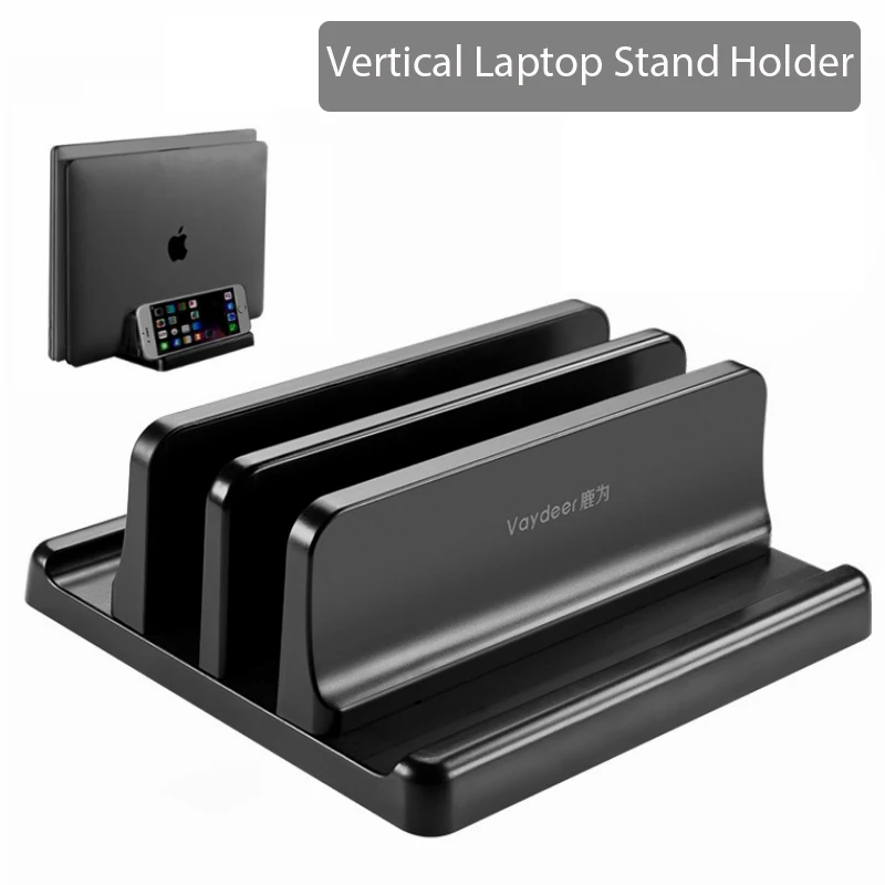 Vertical Laptop Stand Plastic Adjustable Holder Notebook Bracket For MacBook Air Pro Tablet Desktop Storage Space-Saving 3 In 1
Vertical Laptop Stand Plastic Adjustable Holder Notebook Bracket For MacBook Air Pro Tablet Desktop Storage Space-Saving 3 In 1
