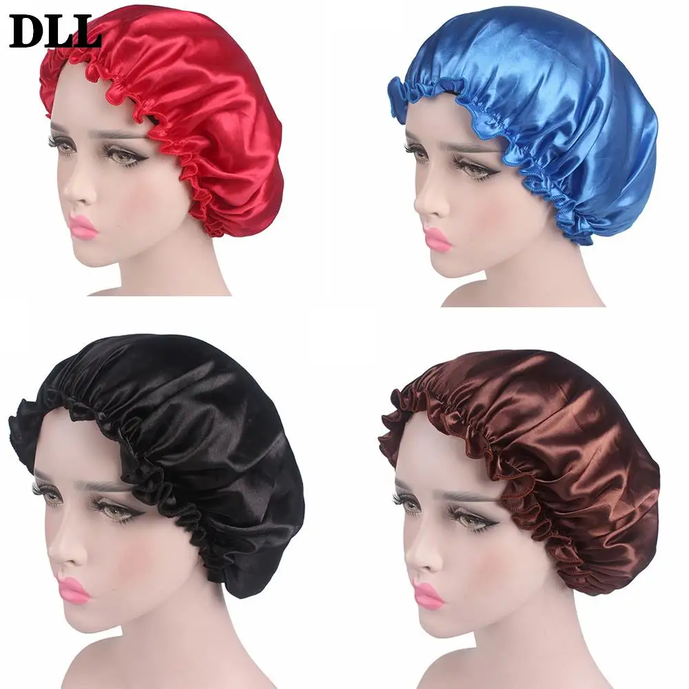 Hair Styling Sleep Caps 1pc Fabric Hair Bonnet Satin Lined Sleep Cap Night Hat Adjust Shower Cap Silk Bonnets
Hair Styling Sleep Caps 1pc Fabric Hair Bonnet Satin Lined Sleep Cap Night Hat Adjust Shower Cap Silk Bonnets