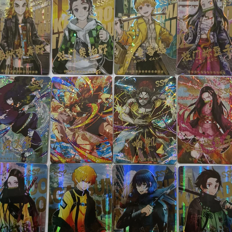 Demon Slayer Paper Card Letters One Games Card SSP SP Cards Letters Table Toys for Family Children Christmas Gift
Demon Slayer Paper Card Letters One Games Card SSP SP Cards Letters Table Toys for Family Children Christmas Gift