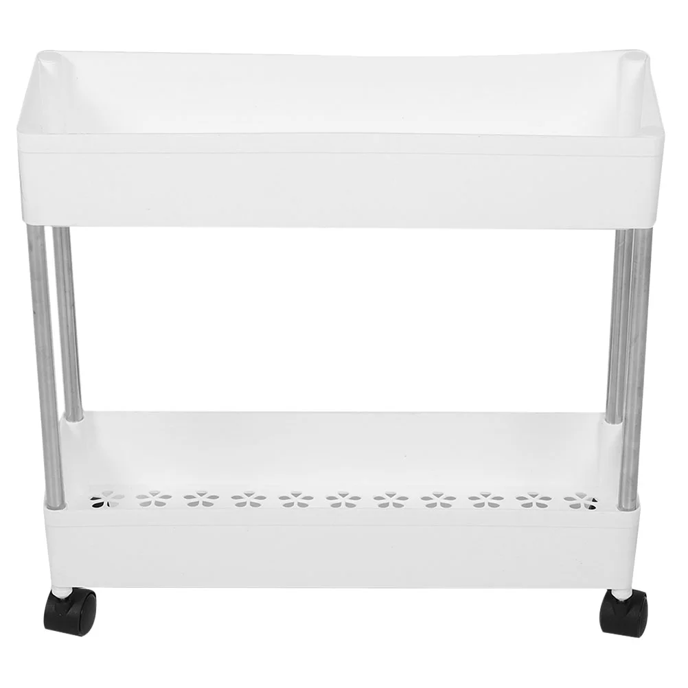 Bookshelves Bathroom Mats Cart Multi-layer Trolley Stand Rolling Storage White Holder
Bookshelves Bathroom Mats Cart Multi-layer Trolley Stand Rolling Storage White Holder