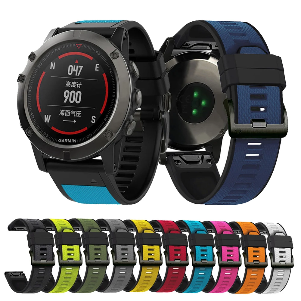 22mm 26mm EasyFit Watchband For Garmin Fenix 7X 7 6 6X 5 5X 3HR/EPIX/Enduro/Approash S62/TACTIX DELTA Silicone Sport Wrist Strap
22mm 26mm EasyFit Watchband For Garmin Fenix 7X 7 6 6X 5 5X 3HR/EPIX/Enduro/Approash S62/TACTIX DELTA Silicone Sport Wrist Strap