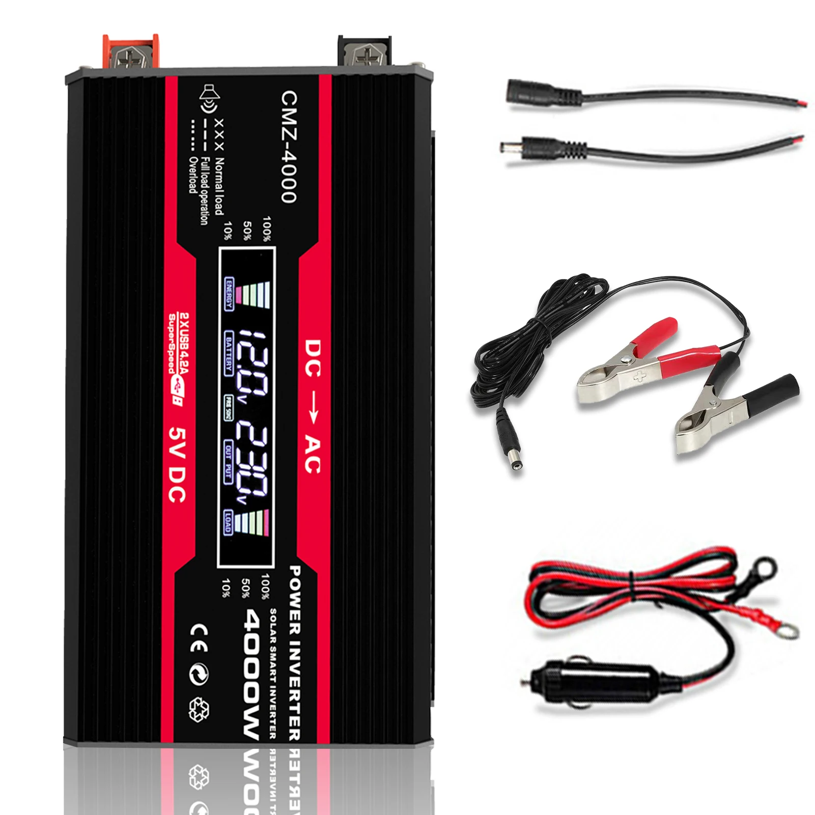 Portable Solar Power Generation System 300W Power Inverter With LCD Display Dual USB 12V To 220V With 30A Solar Controller Set
Portable Solar Power Generation System 300W Power Inverter With LCD Display Dual USB 12V To 220V With 30A Solar Controller Set