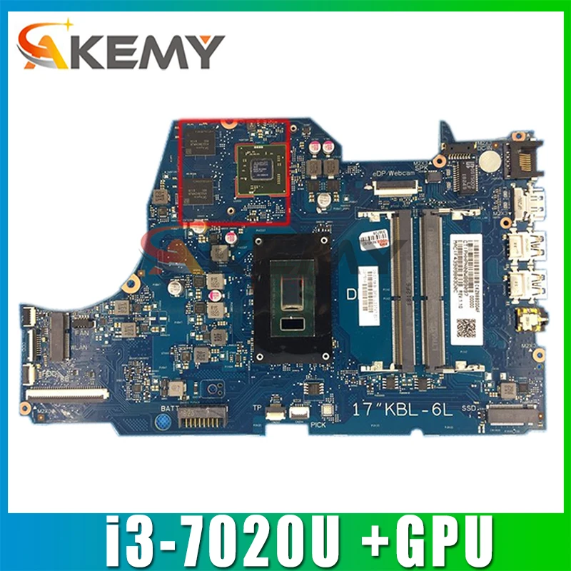 L22744-601 материнская плата для ноутбука HP 17-BY 17-BY00053CL 17-by0062cl, материнская плата 6050A2982701 6050A2982801-MB W/ i3-7020U + GPU
L22744-601 материнская плата для ноутбука HP 17-BY 17-BY00053CL 17-by0062cl, материнская плата 6050A2982701 6050A2982801-MB W/ i3-7020U + GPU