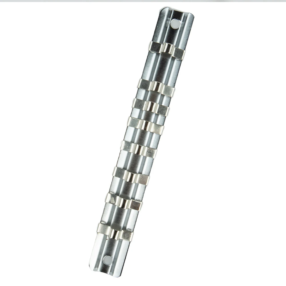 Holder Socket Storage Rack Hot Practical 150/190/260mm 3/8inch Durable Equipment Hand Tools Iron Silver Sleeve
Holder Socket Storage Rack Hot Practical 150/190/260mm 3/8inch Durable Equipment Hand Tools Iron Silver Sleeve