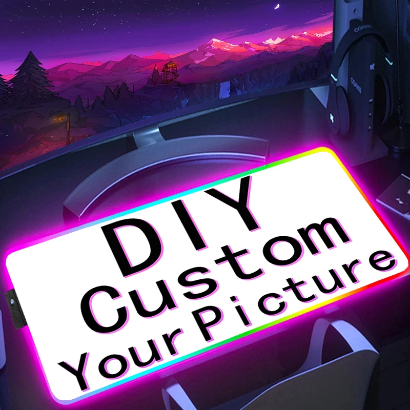 DIY RGB Gaming Mouse Mat Black And White LED Keyboard Mat With Backlit PC Gamer Mousepad Custom Large Personalized Mouse Pad XXL
DIY RGB Gaming Mouse Mat Black And White LED Keyboard Mat With Backlit PC Gamer Mousepad Custom Large Personalized Mouse Pad XXL