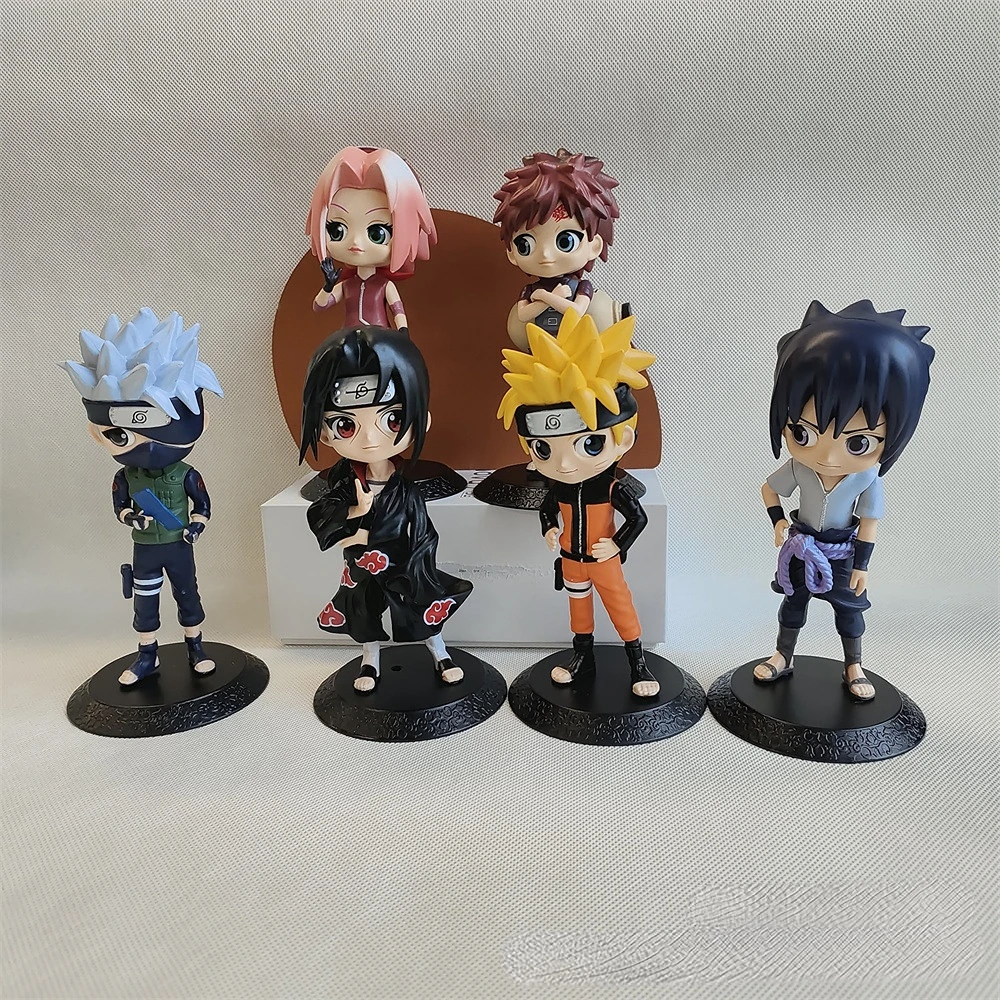 6 styles Naruto Figures Anime Model Uzumaki Naruto Hyuga Hinata Sakura Itachi Jiraiya Gaara Q Version PVC Cute Doll Kids Gift
6 styles Naruto Figures Anime Model Uzumaki Naruto Hyuga Hinata Sakura Itachi Jiraiya Gaara Q Version PVC Cute Doll Kids Gift