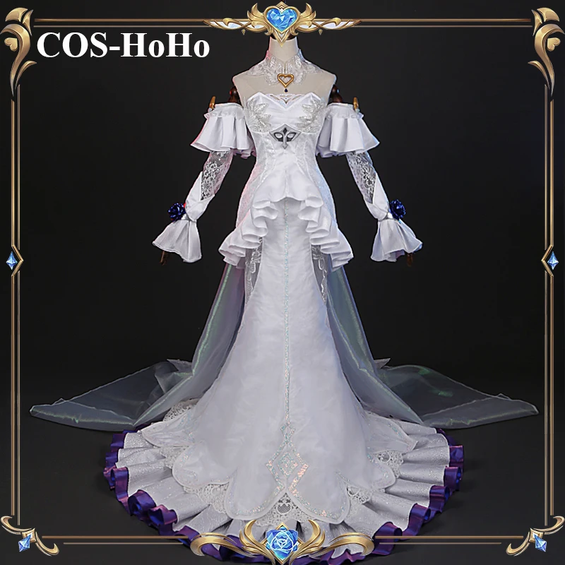 COS-HoHo Game LOL Sona The Maven Of The Strings Crystal Rose Wedding Dress Gorgeous Uniform Cosplay Costume Women Party Outfit
COS-HoHo Game LOL Sona The Maven Of The Strings Crystal Rose Wedding Dress Gorgeous Uniform Cosplay Costume Women Party Outfit