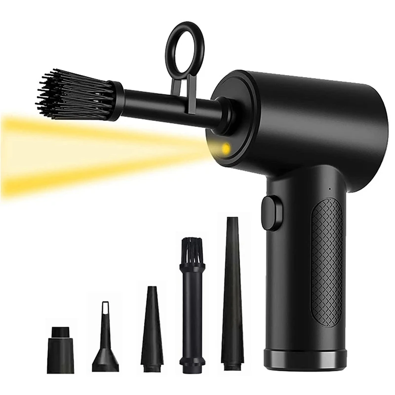 Practical Boutique Compressed Air Duster, 3 Gear Powerful 51000 RPM Cordless Air Duster ,Rechargeable Air Blower For Computer,PC
Practical Boutique Compressed Air Duster, 3 Gear Powerful 51000 RPM Cordless Air Duster ,Rechargeable Air Blower For Computer,PC