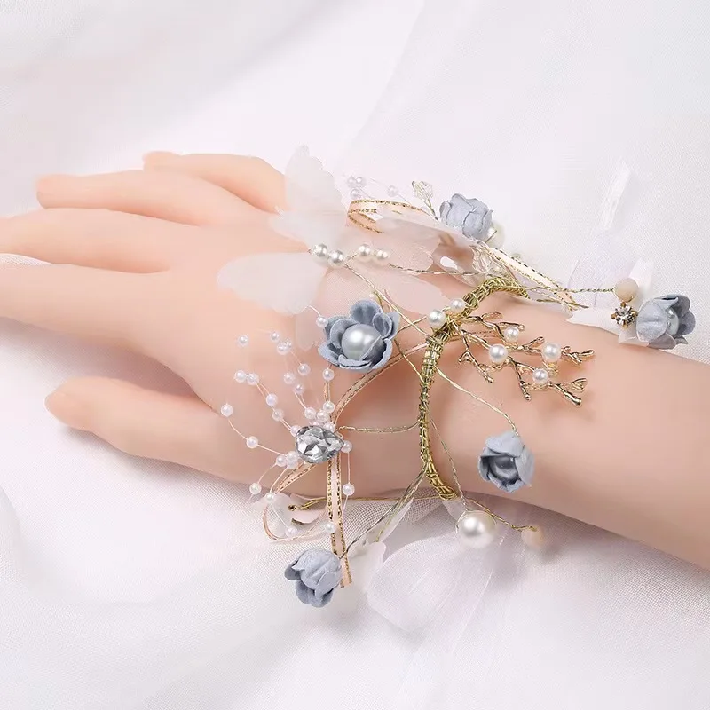 Wedding wrist flower wedding bridesmaid sister hand flower Korean wrist flower cloth dance gift wedding supplies
Wedding wrist flower wedding bridesmaid sister hand flower Korean wrist flower cloth dance gift wedding supplies