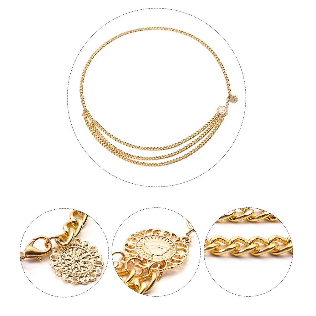 Woman Golden Waist Chain Adjustable Metal Designer Belt Luxury Waistband Fashion Designer for Dress Streetwear Gothic Accessorie
Woman Golden Waist Chain Adjustable Metal Designer Belt Luxury Waistband Fashion Designer for Dress Streetwear Gothic Accessorie