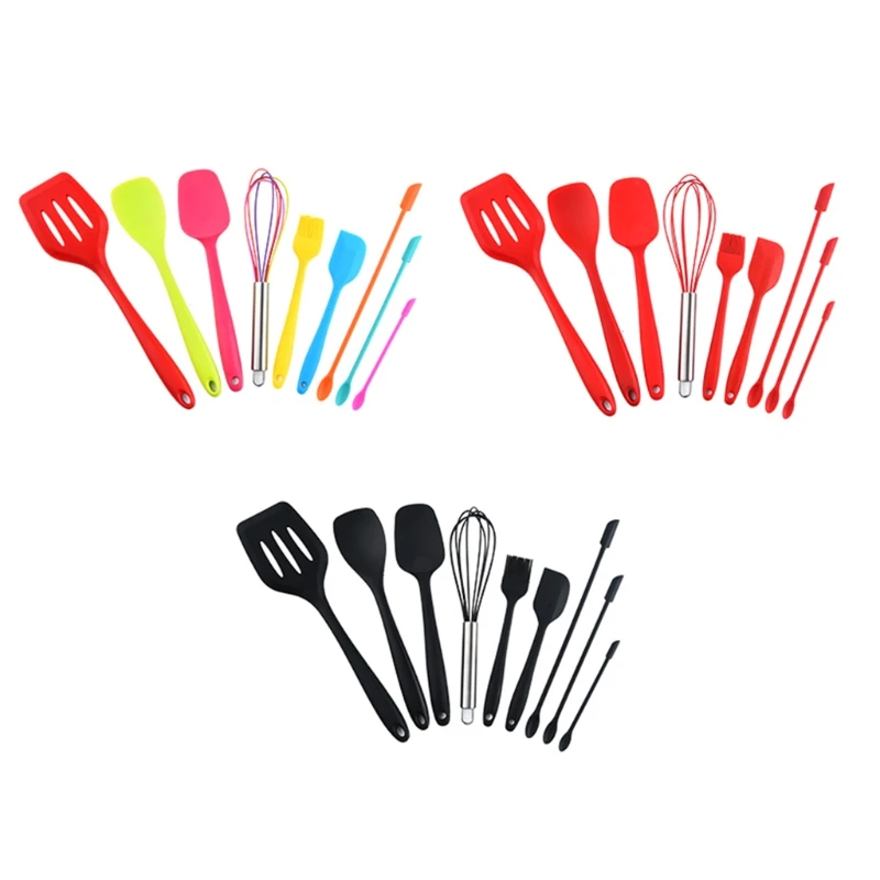 Kitchen Cooking Utensil Set Kitchen Tools Rubber Spatula Gift For Home or Picnic Heat Resistant Kitchen Safe Durable B03E
Kitchen Cooking Utensil Set Kitchen Tools Rubber Spatula Gift For Home or Picnic Heat Resistant Kitchen Safe Durable B03E