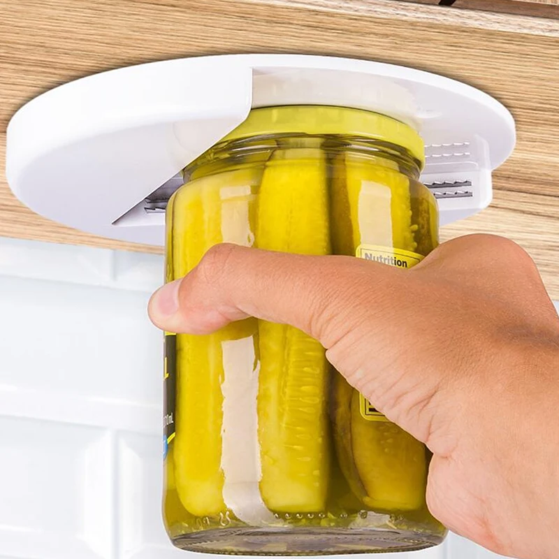 1pc Creative Can Opener Under The Cabinet Self-adhesive Jar Bottle Opener Top Lid Remover Wet Grip Jar Opener
1pc Creative Can Opener Under The Cabinet Self-adhesive Jar Bottle Opener Top Lid Remover Wet Grip Jar Opener