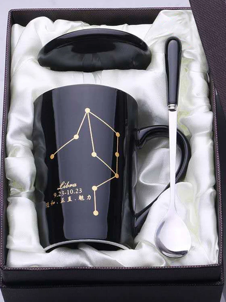 Promotion New Creative Breakfast Cup Ceramic Mug With Cover Spoon Personality Trend Drinking Cup And Tea Men's Women's
Promotion New Creative Breakfast Cup Ceramic Mug With Cover Spoon Personality Trend Drinking Cup And Tea Men's Women's