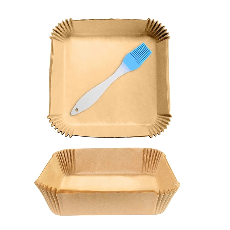 50Pcs Air Fryer Parchment Paper With Oil Brush Air Fryer Liners Square 6.3 Inch Disposable Baking Paper Air Fryer Sheets
50Pcs Air Fryer Parchment Paper With Oil Brush Air Fryer Liners Square 6.3 Inch Disposable Baking Paper Air Fryer Sheets