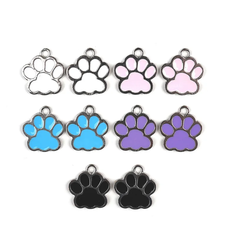 10pcs cute cat paw diy alloy drip oil jewelry accessories animal bracelet keychain pendant pendant gift making gift
10pcs cute cat paw diy alloy drip oil jewelry accessories animal bracelet keychain pendant pendant gift making gift
