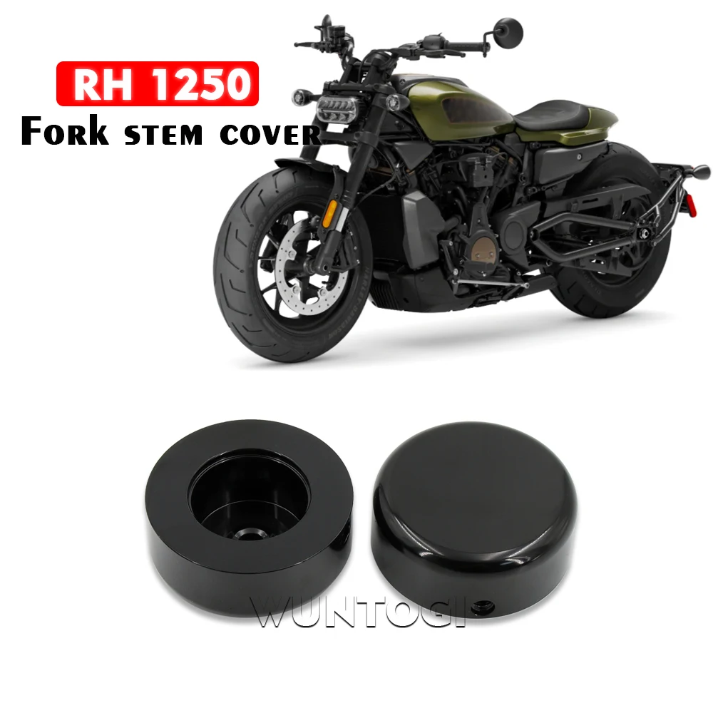 Black Upper Fork Stem Nut Covers Central axle nut Cover Front And Rear Axle Nut Covers For Sportster S 1250 RH1250 S 2021-2022
Black Upper Fork Stem Nut Covers Central axle nut Cover Front And Rear Axle Nut Covers For Sportster S 1250 RH1250 S 2021-2022