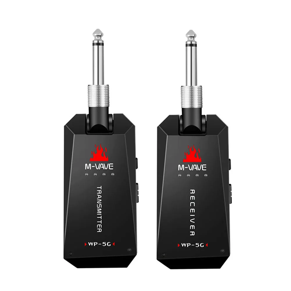 M-VAVE 5.8G Wireless Guitar System Rechargeable UHF Transmitter Receiver 190° Rotatable Plug Guitars Bass Accessories Parts
M-VAVE 5.8G Wireless Guitar System Rechargeable UHF Transmitter Receiver 190° Rotatable Plug Guitars Bass Accessories Parts