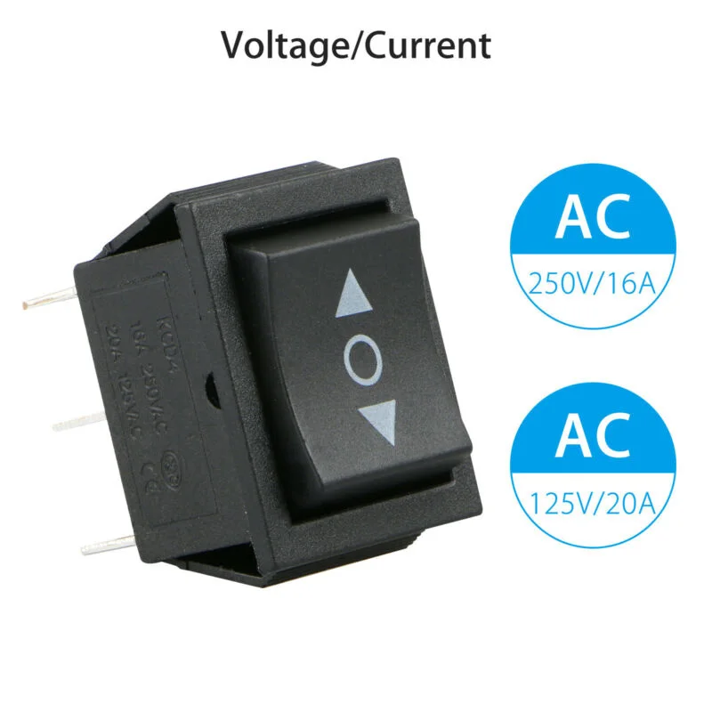 2pcs 6 Pin DPDT Rocker Switch ON-OFF Boat Double Pole Double Throw AC 250V/16A 125V/20A Mini Momentary Car Motor Home Appliances
2pcs 6 Pin DPDT Rocker Switch ON-OFF Boat Double Pole Double Throw AC 250V/16A 125V/20A Mini Momentary Car Motor Home Appliances