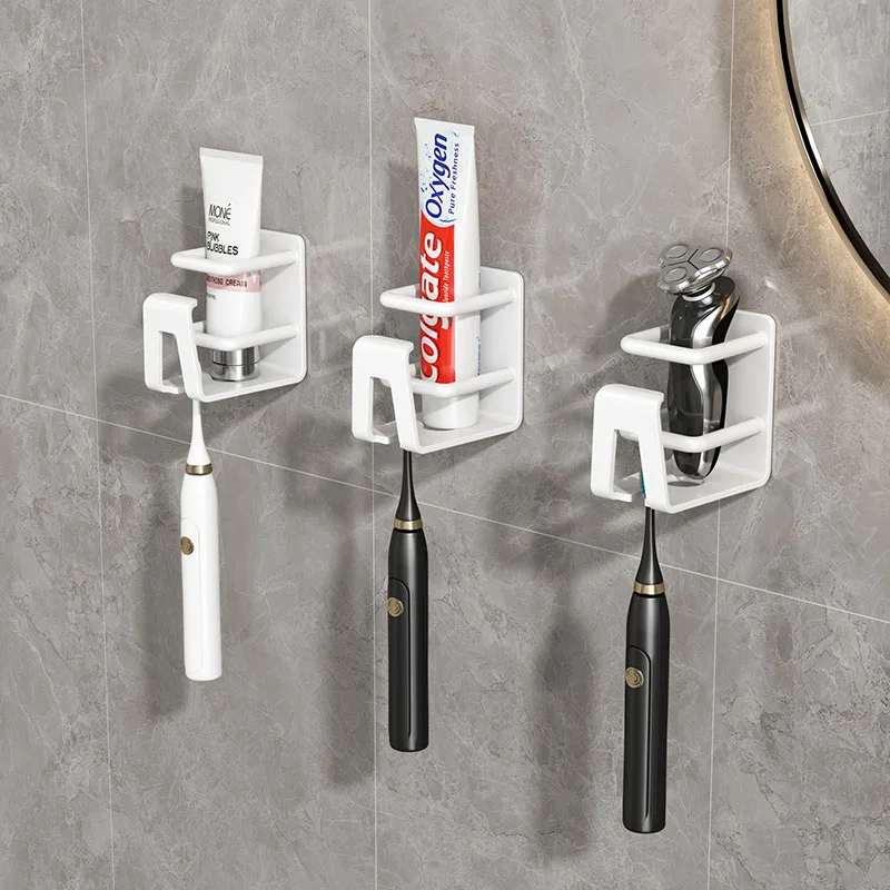 Aluminum Wall Mounted Electric Toothbrush Holder Toothpaste Beard Razor Cup Storage Hook Bathroom Accessories Organizer Shelf
Aluminum Wall Mounted Electric Toothbrush Holder Toothpaste Beard Razor Cup Storage Hook Bathroom Accessories Organizer Shelf