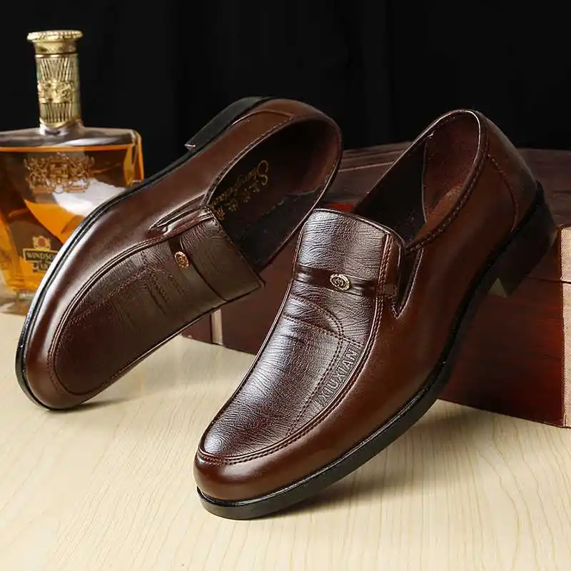 Men Leather Formal Business Shoes Male Office Work Flat Shoes Oxford Breathable Party Wedding Anniversary Shoes
Men Leather Formal Business Shoes Male Office Work Flat Shoes Oxford Breathable Party Wedding Anniversary Shoes