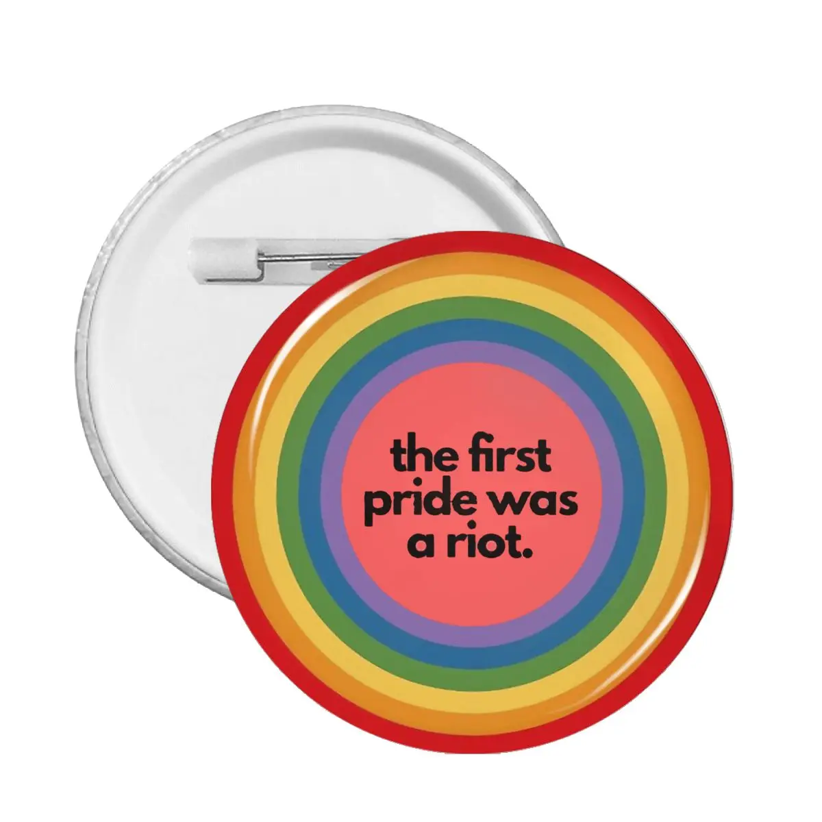 The First Pride Was A Riot Pin Badge Gay Rainbow Boys Love Decoration Pins For Lovers Badges Brooches For Clothes
The First Pride Was A Riot Pin Badge Gay Rainbow Boys Love Decoration Pins For Lovers Badges Brooches For Clothes