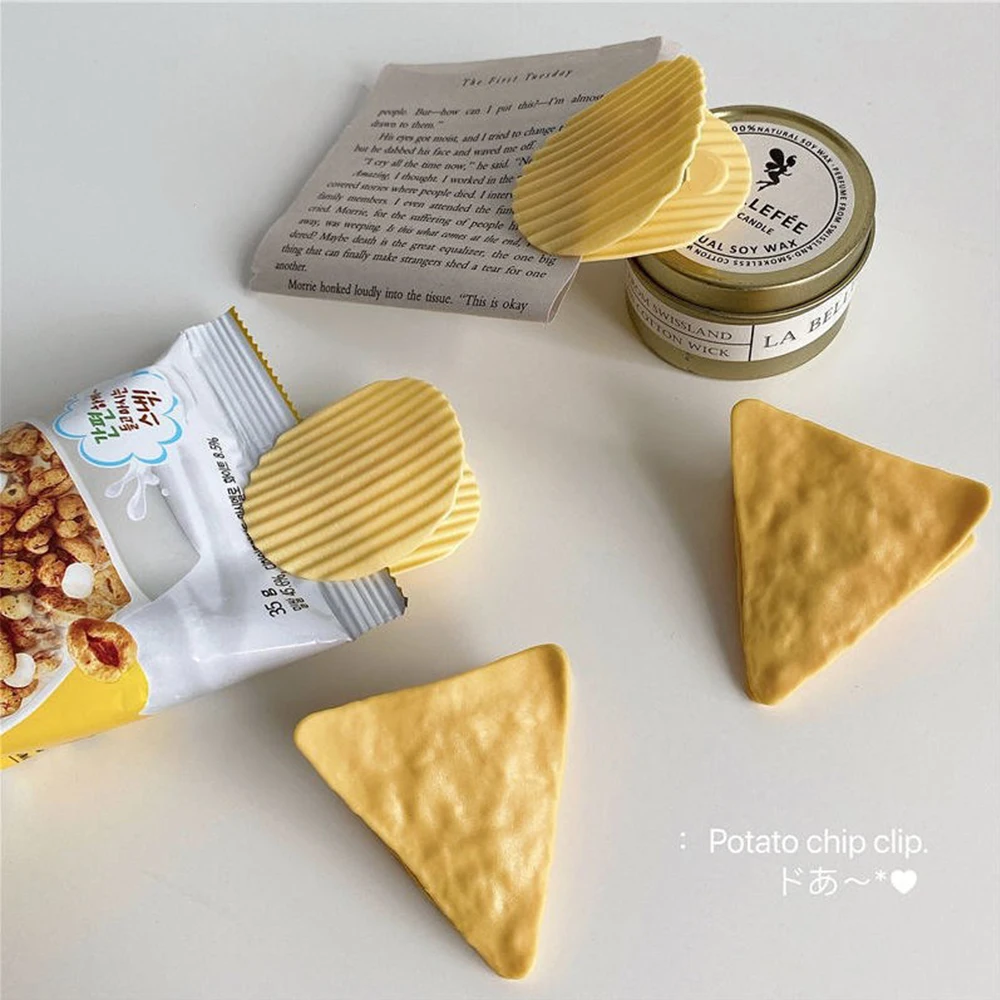 5/10PC lot Potato Chips Plastic Bag Clips Seal Grip for Kitchen Seal Fresh Food Clips Cute Crisps Bag Storage Spring Clip Gadget 
5/10PC lot Potato Chips Plastic Bag Clips Seal Grip for Kitchen Seal Fresh Food Clips Cute Crisps Bag Storage Spring Clip Gadget