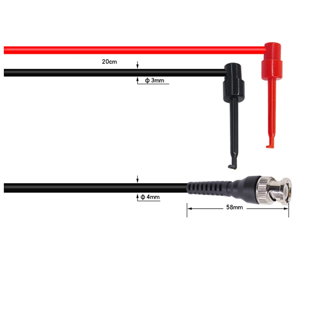 P1260 Coax Test Kit With Alligator And Hook Clips For BNC And BNC Lead Test For Coaxial Cable Measuring Multimeter Test Kit
P1260 Coax Test Kit With Alligator And Hook Clips For BNC And BNC Lead Test For Coaxial Cable Measuring Multimeter Test Kit