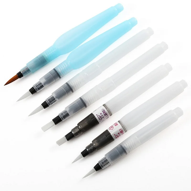 Soft Nylon Hair Self-Moisturizing Water Ink Storage Brush Pen Set for Calligraphy Watercolor Painting Drawing Art Supplies
Soft Nylon Hair Self-Moisturizing Water Ink Storage Brush Pen Set for Calligraphy Watercolor Painting Drawing Art Supplies