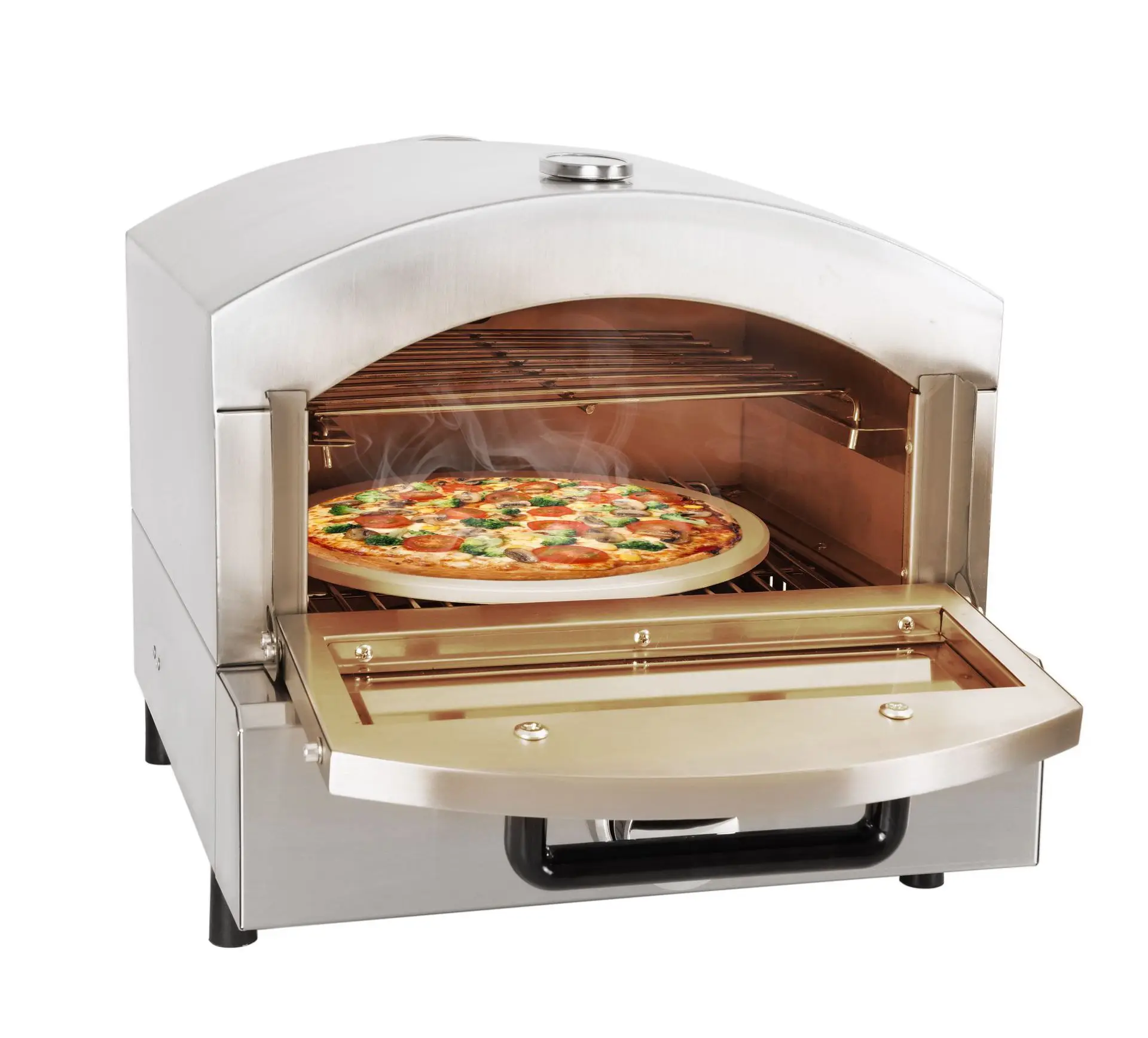Electric Pizza Oven Outside Portable Double Layer Professional Baking Oven Machine Toaster Home Outdoor Toaster 110V/220V 1800W
Electric Pizza Oven Outside Portable Double Layer Professional Baking Oven Machine Toaster Home Outdoor Toaster 110V/220V 1800W