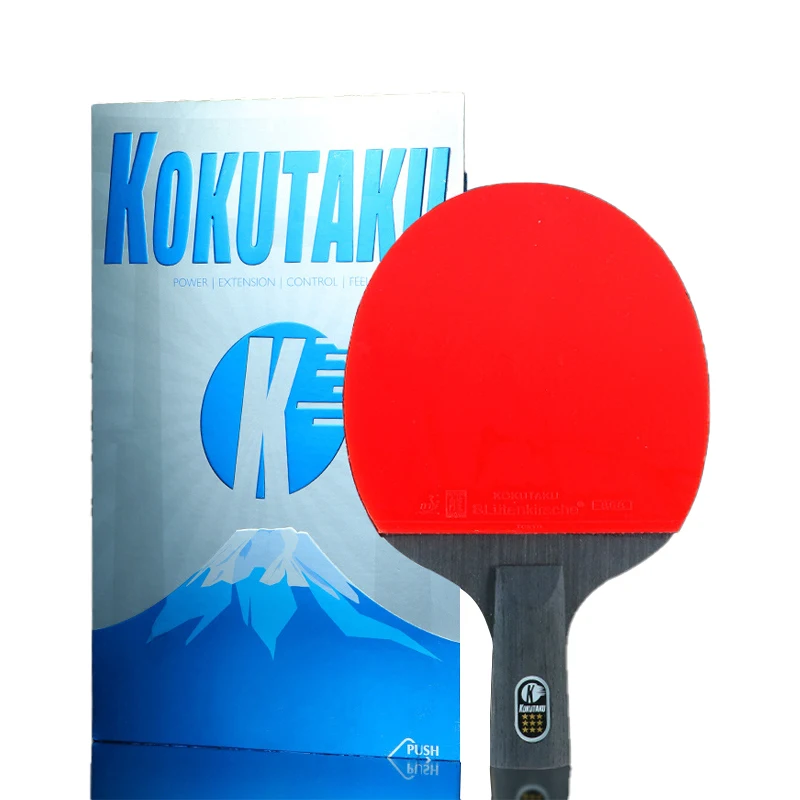 Профессиональная ракетка для настольного тенниса KOKUTAKU, ракетка для нападения, Спортивная ракетка из углеродного дерева, ракетка для пинг-понга
Профессиональная ракетка для настольного тенниса KOKUTAKU, ракетка для нападения, Спортивная ракетка из углеродного дерева, ракетка для пинг-понга