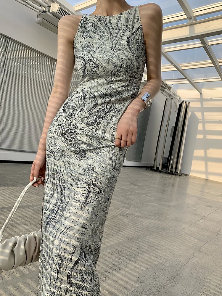 Women New Elegant Strap Dress Women's Clothing Summer One Neck Rock Texture Bodycon Dress Korean Fashion Robe Women's Dresses
Women New Elegant Strap Dress Women's Clothing Summer One Neck Rock Texture Bodycon Dress Korean Fashion Robe Women's Dresses